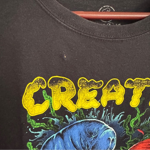 Graphic Tee Bundle 6 Piece Black T-Shirts Short Sleeve Lot Size Large - Picture 9 of 15